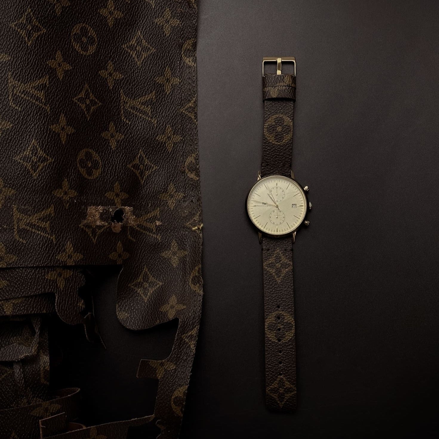 Cinturino Orologio Louis Vuitton Artigianale (senza logo)
