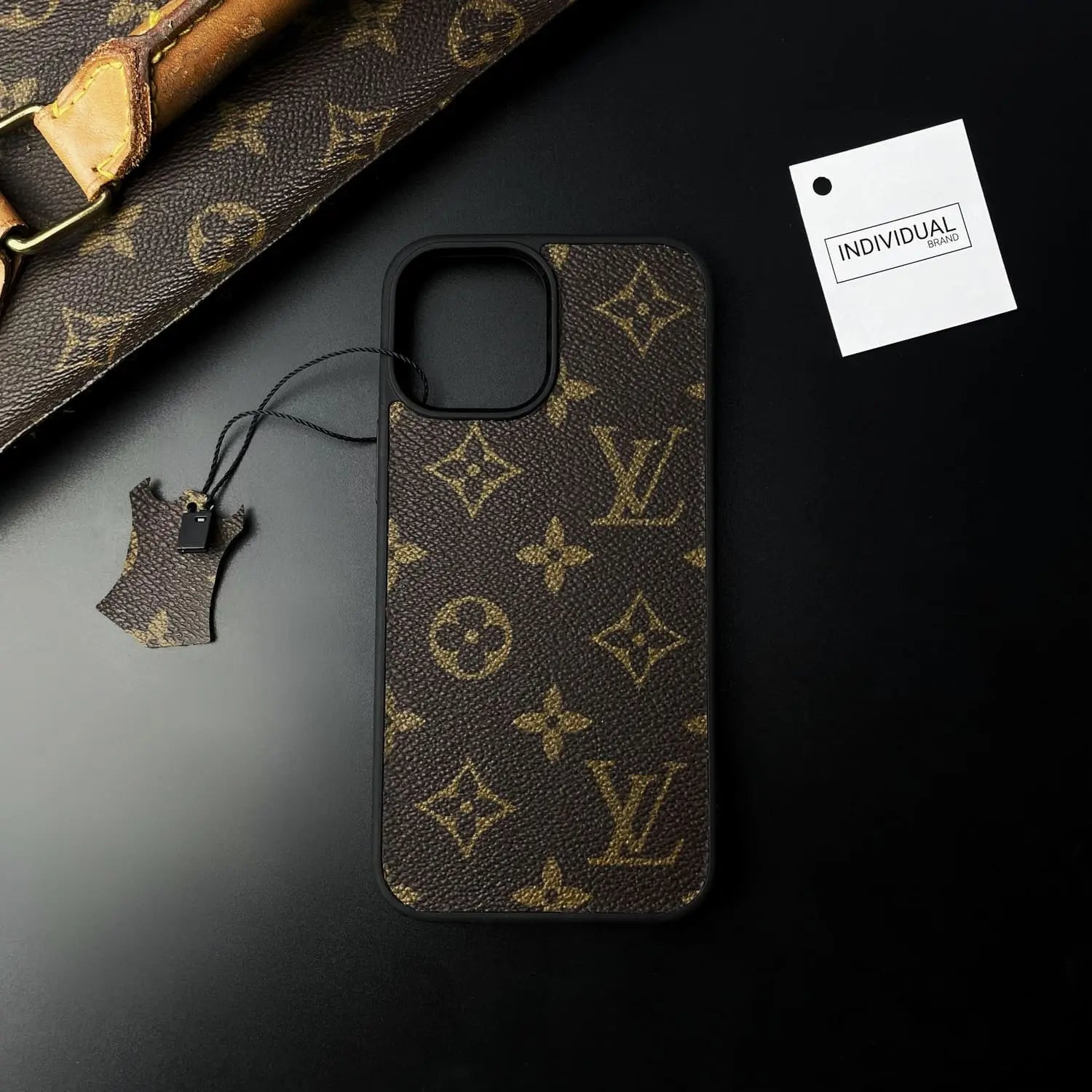 Cover iPhone Louis Vuitton Marrone
