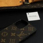 Cover iPhone Louis Vuitton Marrone