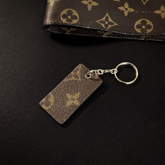 Handcrafted Louis Vuitton Rectangular Keyring