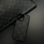 Cover for iPhone 15, 14, 13, 12 Louis Vuitton Handcrafted Black