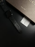 Cinturino Apple Watch Gucci Nero Cucito Artigianale - immagine 6
