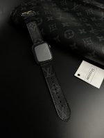 Cinturino Apple Watch Louis Vuitton Nero Cucito Artigianale - immagine 2