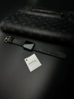 Cinturino Apple Watch Louis Vuitton Nero Cucito Artigianale - immagine 7