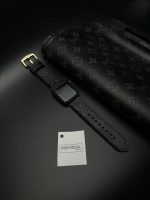 Cinturino Apple Watch Louis Vuitton Nero Cucito Artigianale - immagine 3